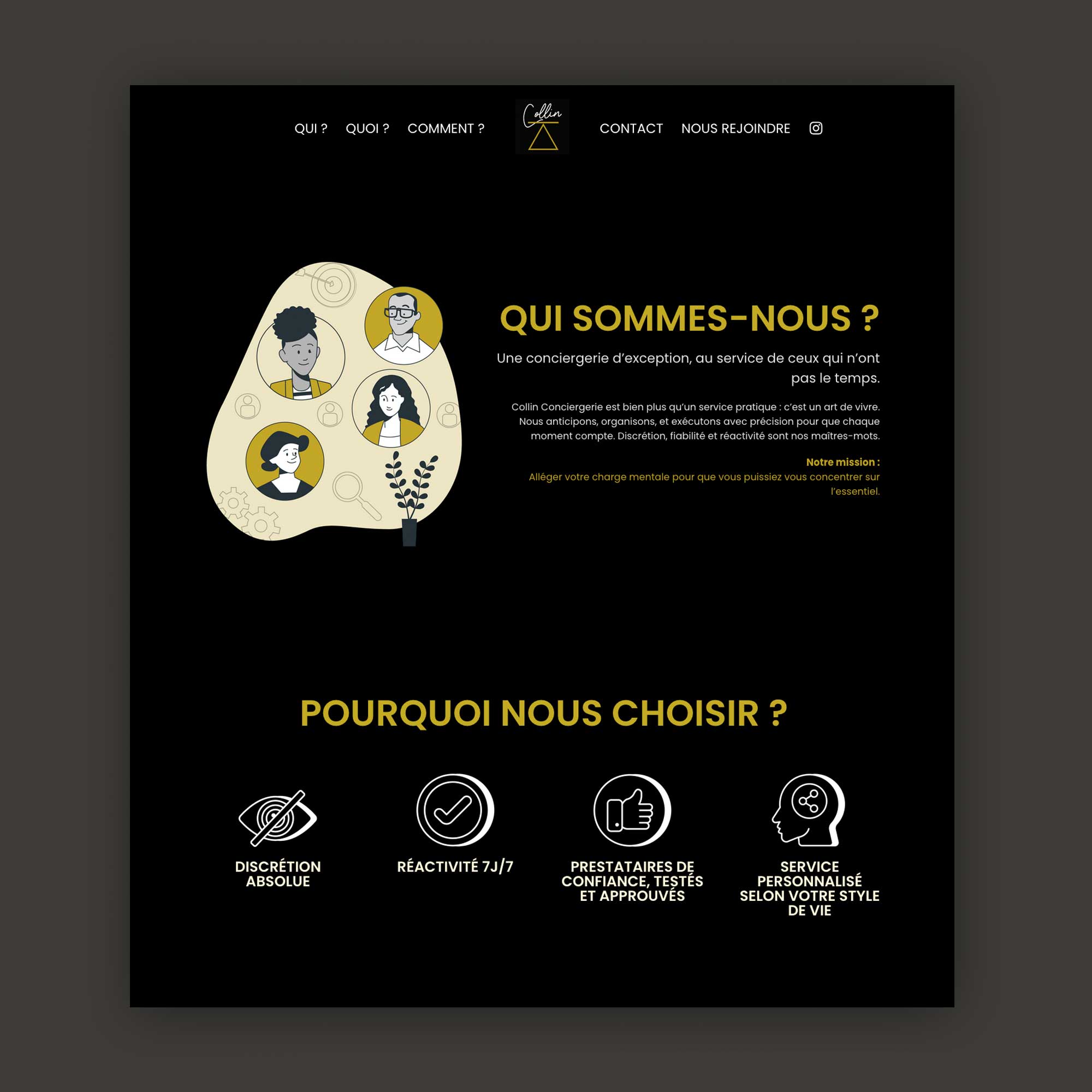 Collin conciergerie par YOUGE