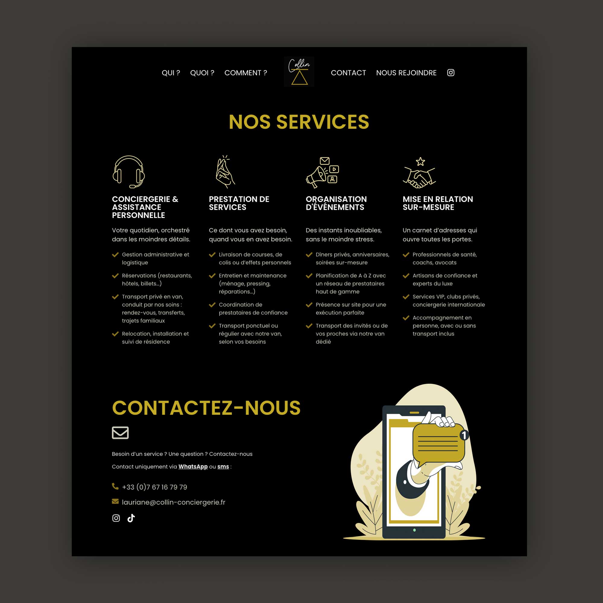 Collin conciergerie par YOUGE